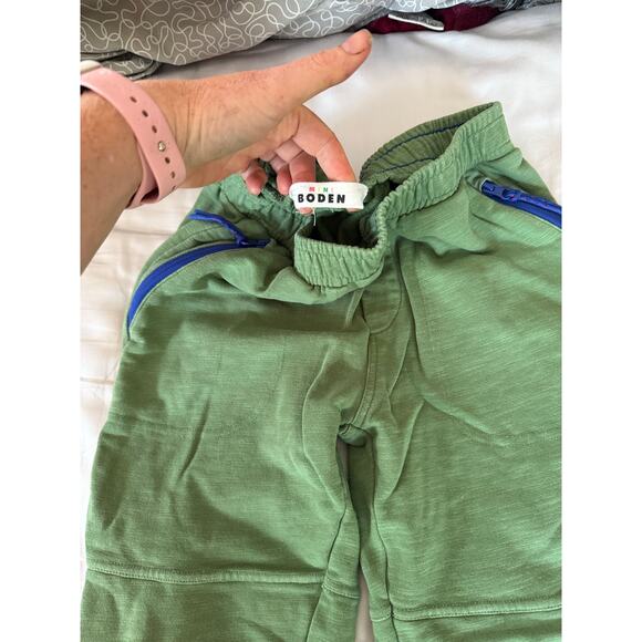 Mini boden green sweat pants size 10 - Picture 3 of 3